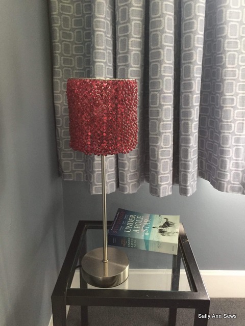 Curtains with lamp