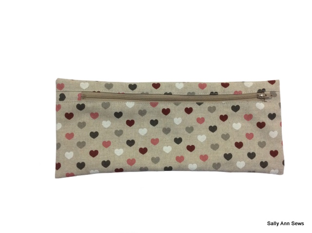Heart pencil case