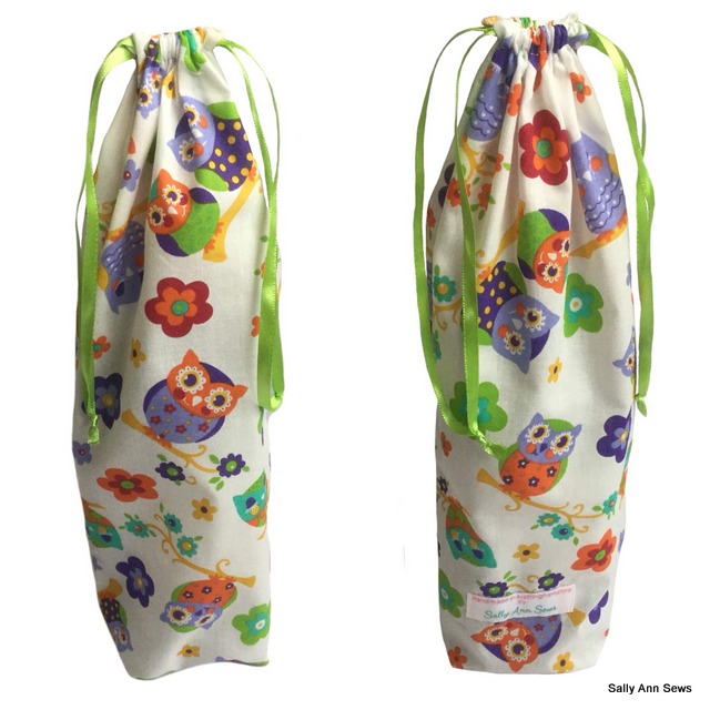 Owls bottle bag